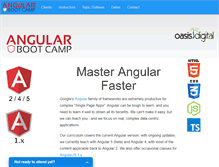 Tablet Screenshot of angularbootcamp.com
